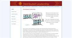 Desktop Screenshot of distributedleadership.com.au